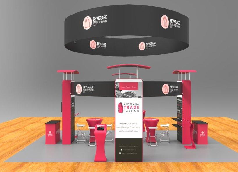 20 x 20ft Portable Exhibition Stand Display Booth ...