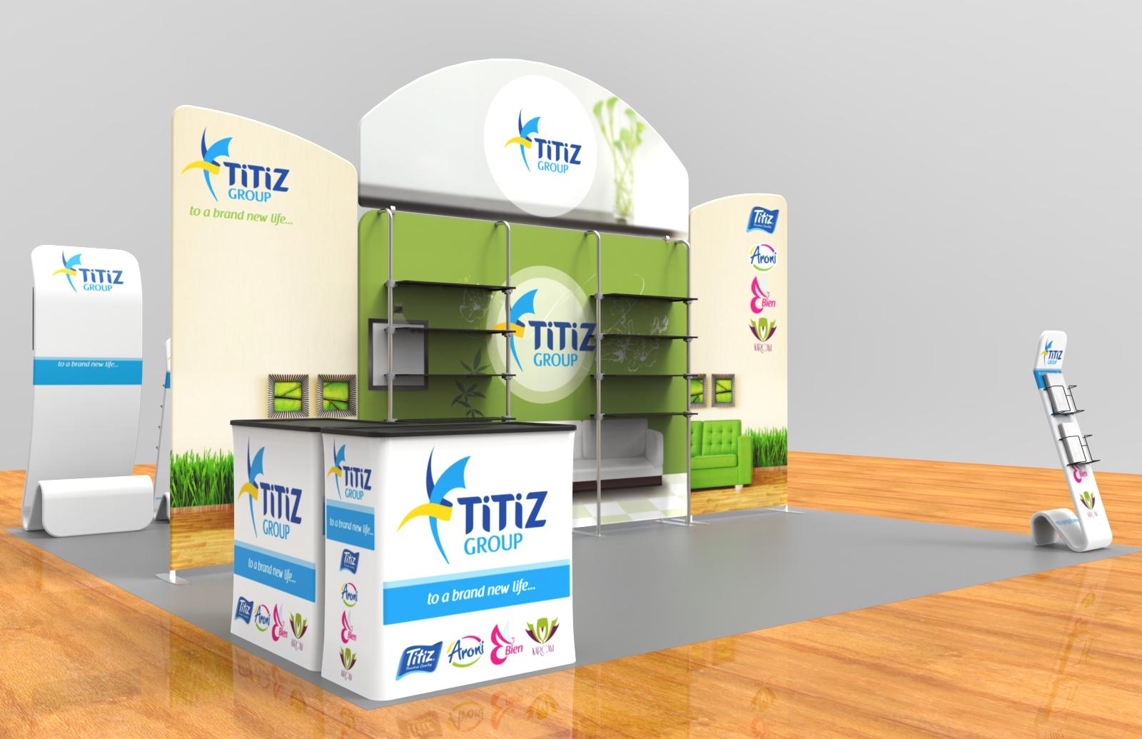 20 x 20ft Portable Exhibition Stand Display Booth ...