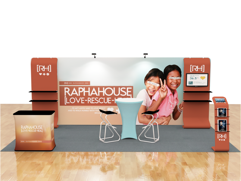 10 x 20ft Portable Exhibition Stand Display Booth ...