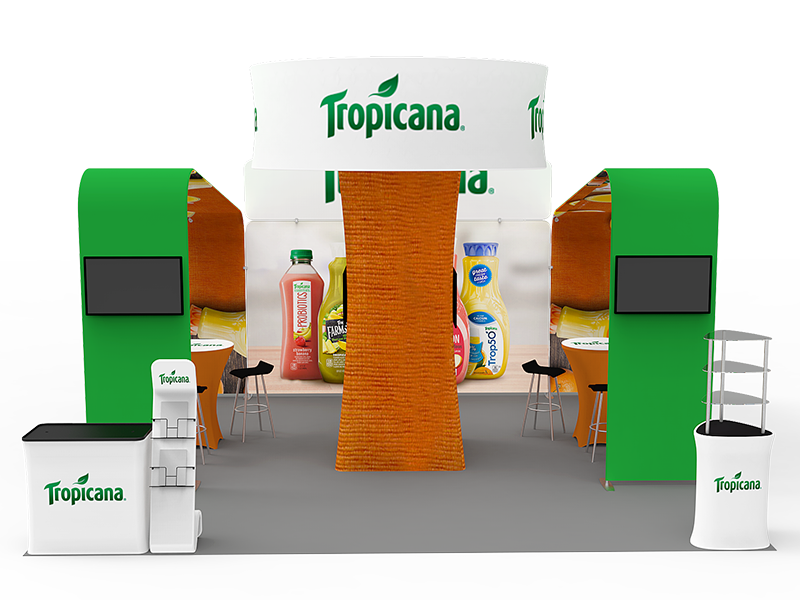 20 x 20ft Portable Exhibition Stand Display Booth ...
