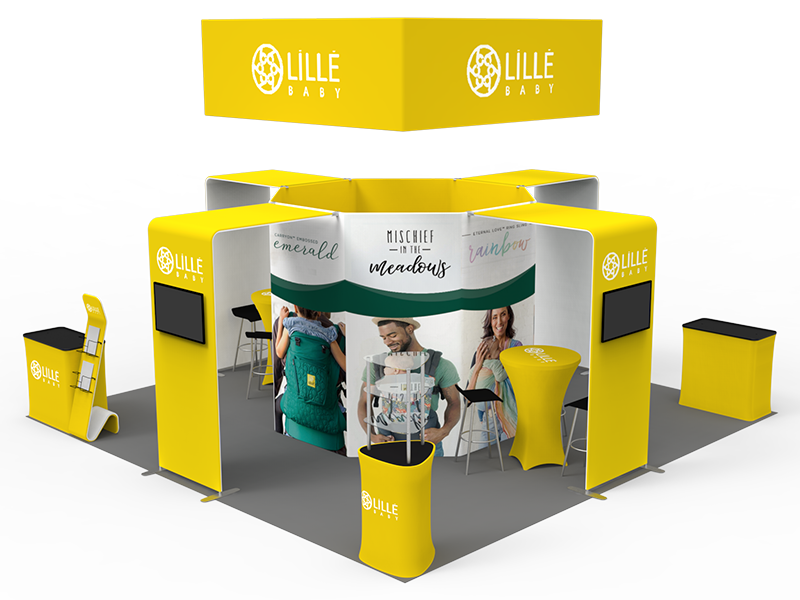 20 x 20ft Portable Exhibition Stand Display Booth ...